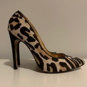 Aldo Animal Print Leather Pumps